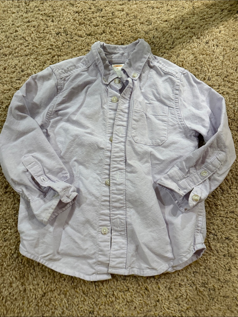 Gymboree Lavender Button-Front Shirt